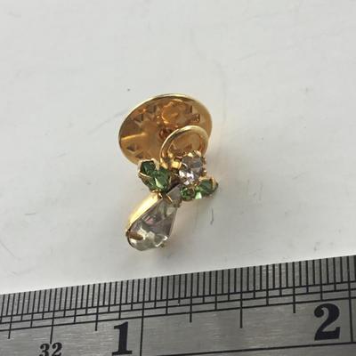Gold tone unmarked beautiful push pin angel