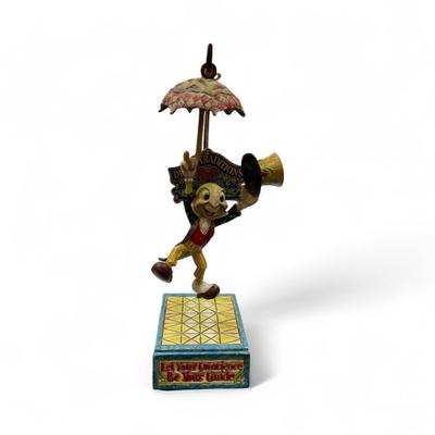 Walt Disney Jiminy Cricket Figuring Disney Traditions by Jim Shore Includes Stand