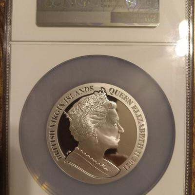 2021 1PM B.V. Island S$30 Morgan to Peace Dollar