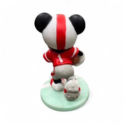 Walt Disney Mickey Mouse in a Football Uniform Figurine