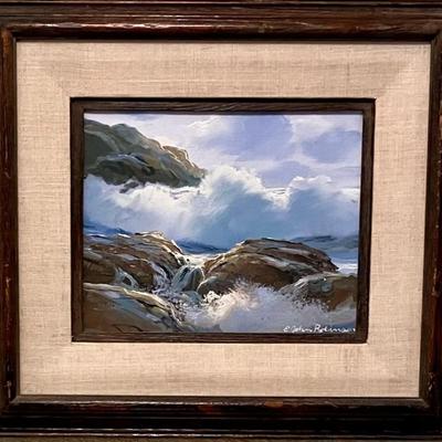Original Oil Painting By E. John Robinson