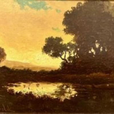 Original Oil Painting By Carl Henrik Jonnevold (Norway)