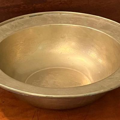 Antique Asian Brass Bowl
