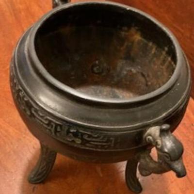 Vintage Japanese Cast Iron Censer