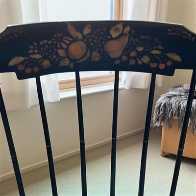 NIchols & Stone Black Windsor Rocking Chair