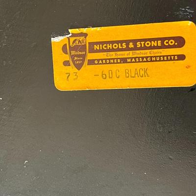 NIchols & Stone Black Windsor Rocking Chair