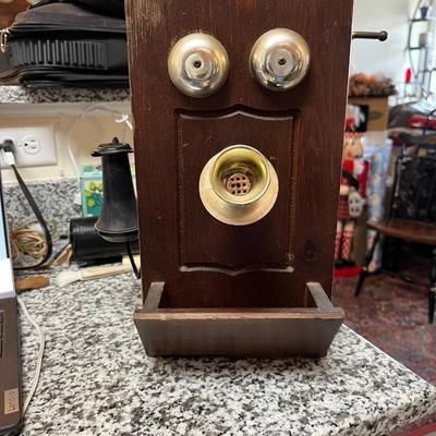 Faux Antique Telephone Wall Display