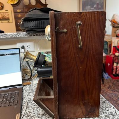 Faux Antique Telephone Wall Display