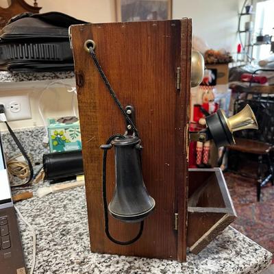 Faux Antique Telephone Wall Display