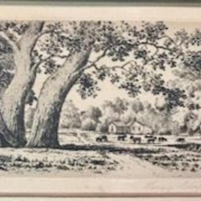 1887 Etching By Henry Chapman Ford