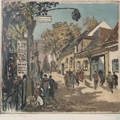 Etching By Herta Czoernig (Vienna)