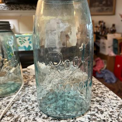 Vintage Root Mason jar Made By Root Glass Co. Terre Haute, Indiana