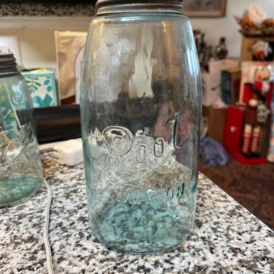 Vintage Root Mason jar Made By Root Glass Co. Terre Haute, Indiana