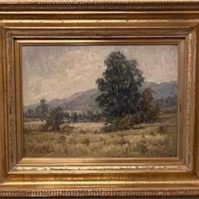 Original Oil Painting Of Woodside, California By Marguerite Ciprico