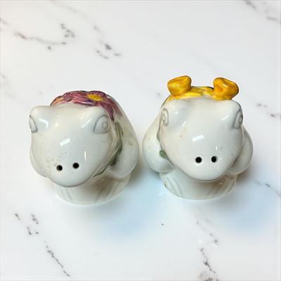 Portmeirion Botanic Garden Frog Salt & Pepper Shaker Set in Box