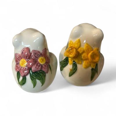 Portmeirion Botanic Garden Frog Salt & Pepper Shaker Set in Box