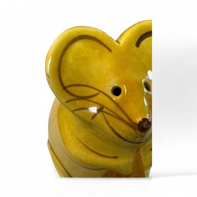 Vintage Ceramic Mouse Parmesan Cheese Shaker