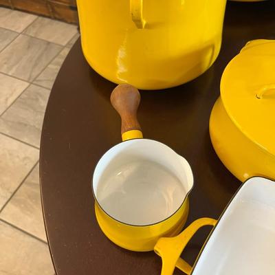 Dansk Kobenstyle Cookware in Yellow Enamel