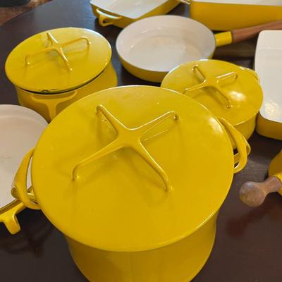 Dansk Kobenstyle Cookware in Yellow Enamel