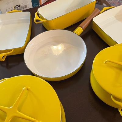 Dansk Kobenstyle Cookware in Yellow Enamel
