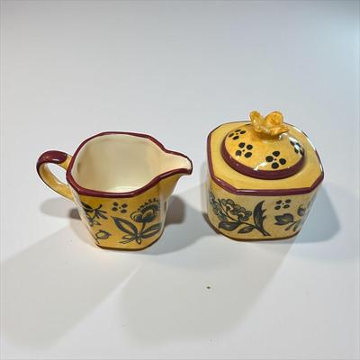 Villeroy & Boch Switch Plantation Creamer and Sugar Bowl
