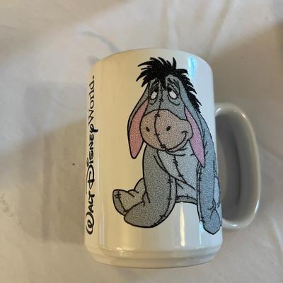 Set of 4 Walt Disney Assorted Coffee Mugs
