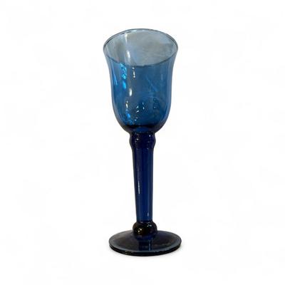 Cobalt Blue Wine Glasses Set of 5