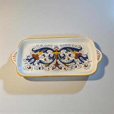 Nova Deruta Ceramica Hand Painted Serving Tray