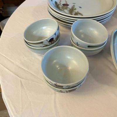Buchan Portobello Thistle Stoneware Set 30 Pieces