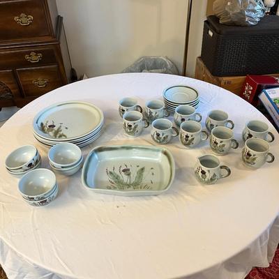 Buchan Portobello Thistle Stoneware Set 30 Pieces