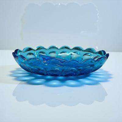 ,Anchor Hocking Laser Blue Relish Dish