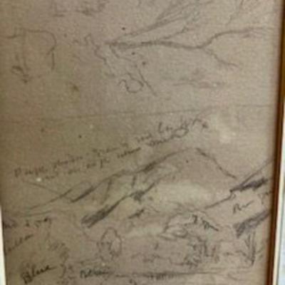 William Keith Drawings From Sketch Book