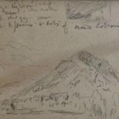 William Keith Drawings From Sketch Book