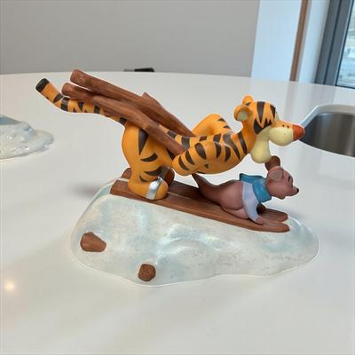 Walt Disney Disney Pooh & Friends Look Out Snow! Here We Go! With Tigger and Roo Figurine