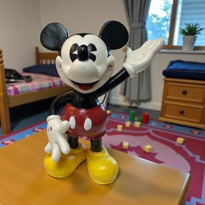 Vintage Walt Disney Pie-eyed Mickey Mouse Figurine