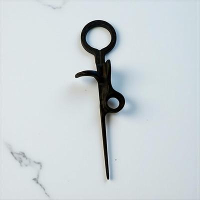 Wrought Iron Miner's Candlestick Holder also know as Sticking Tommy