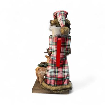 Santa and raindeer Nutcracker