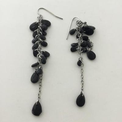 Beautiful black dangle earrings