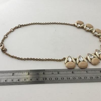 Gold tone beautiful j crew necklace