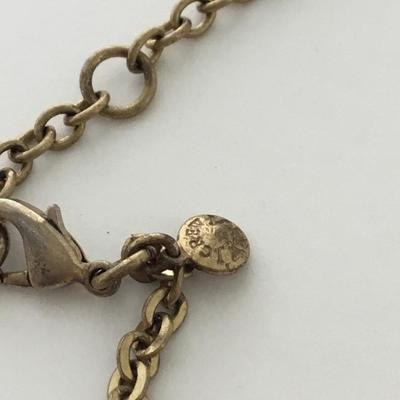 Gold tone beautiful j crew necklace