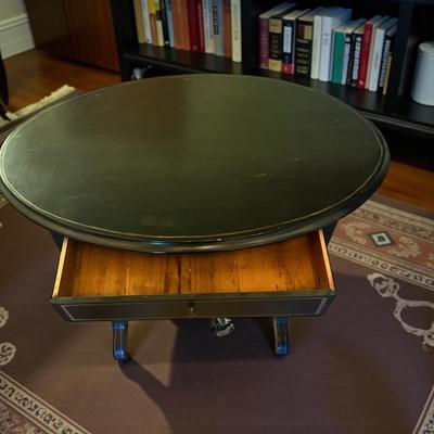 Antique Ebonized Oak Spindle Legs