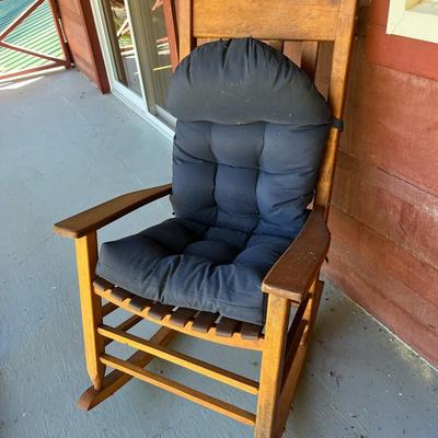 Outdoor Wooden Rocking Chair Choice #1