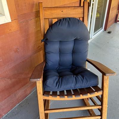Outdoor Wooden Rocking Chair Choice #2