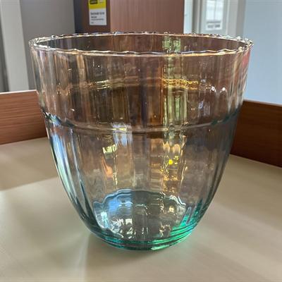 Large Green Glass Bowl
