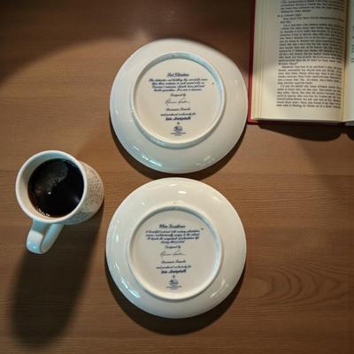 Two Collectible Porcelain Plates From The Virgin Islands Series By Hutschenreuther of Germany 6.5" Wide