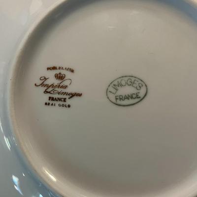 Vintage Porcelain Souvenir Plate from Paris France of the Eiffel Tower