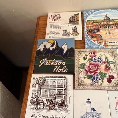 Lot of Ceramic Tile Trivets