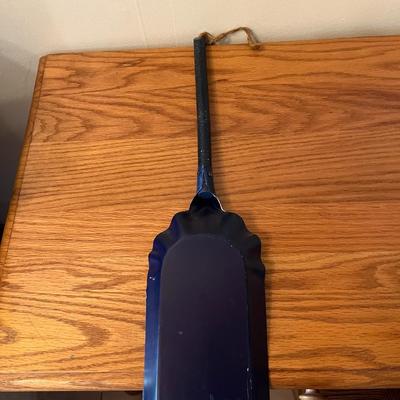 Hand Painted Coal Shovel Wall Art With LIghthouse