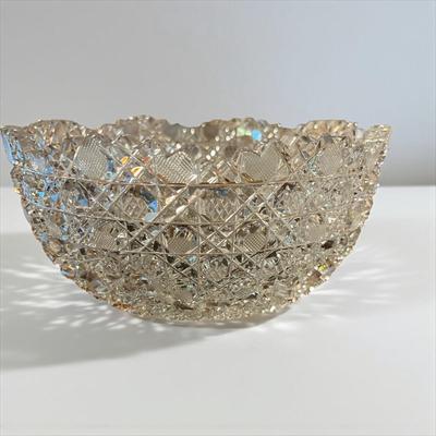American Brilliant Period Cut Glass Bowl