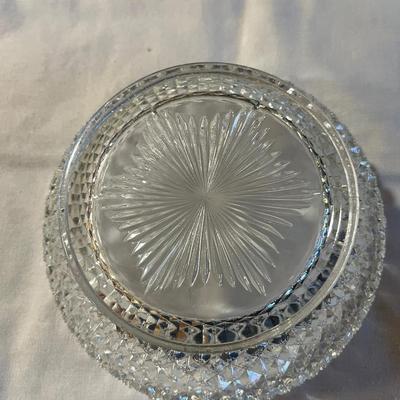 English Hobnail Clear Glass Bowl By Westmoreland Glass Co.
